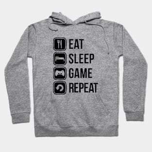 Eat Sleep Game Repeat Hoodie